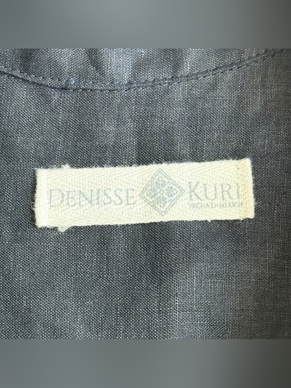 Denisse Kuri Mine Dress in Black | One Size — Artisan Made in Mexico - Picture 5 of 8